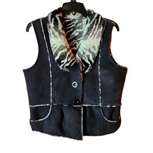 LISA INTERNATIONAL Reversible Vest size Large